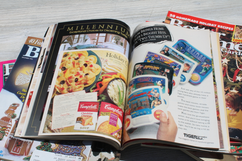 photo of 80s 90s vintage Christmas magazines lot BH&G baking, holiday recipes, tons of ads!  #2
